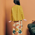 The Cahya Button Blouse Mustard - Umbi