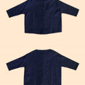 The Cahya Button Blouse Navy Blue - Umbi