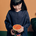 The Cahya Button Blouse Navy Blue - Umbi