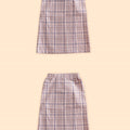 The Cahya Classic Skirt Checked Print - Umbi