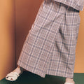 The Cahya Classic Skirt Checked Print - Umbi