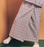 The Cahya Classic Skirt Checked Print - Umbi