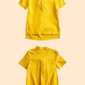 The Cahya Short Sleeves Top Mustard - Umbi