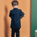 The Cahya Short Sleeves Top Navy Blue - Umbi