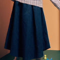 The Cahya Teacup Skirt Navy Blue - Umbi