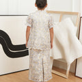 The Canvas Collection Girl Alisa Kurung Set Blue Floral Lace - Umbi