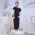 The Canvas Collection Girl Amelia Kurung Set Black Lace - Umbi
