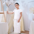 The Canvas Collection Girl Amelia Kurung Set White Lace - Umbi