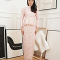 The Canvas Collection Women Alisa Kurung Set Pink Floral Lace - Umbi