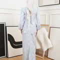 The Canvas Collection Women Amelia Kurung Set Baby Blue Lace - Umbi