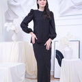 The Canvas Collection Women Amelia Kurung Set Black Lace - Umbi