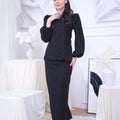 The Canvas Collection Women Amelia Kurung Set Black Lace - Umbi