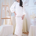 The Canvas Collection Women Amelia Kurung Set White Lace - Umbi