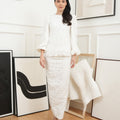 The Canvas Collection Women Amelia Kurung Set White Lace - Umbi