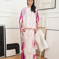 The Canvas Collection Women Saloma Kaftan Set Barbie Pink Garden Print - Umbi