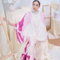 The Canvas Collection Women Saloma Kaftan Set Barbie Pink Garden Print - Umbi