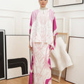 The Canvas Collection Women Saloma Kaftan Set Barbie Pink Garden Print - Umbi