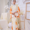 The Canvas Collection Women Saloma Kaftan Set Golden Yellow Garden Print - Umbi