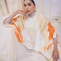 The Canvas Collection Women Saloma Kaftan Set Golden Yellow Garden Print - Umbi