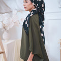 The Canvas Collection Women Saloma Kaftan Set Olive Green - Umbi