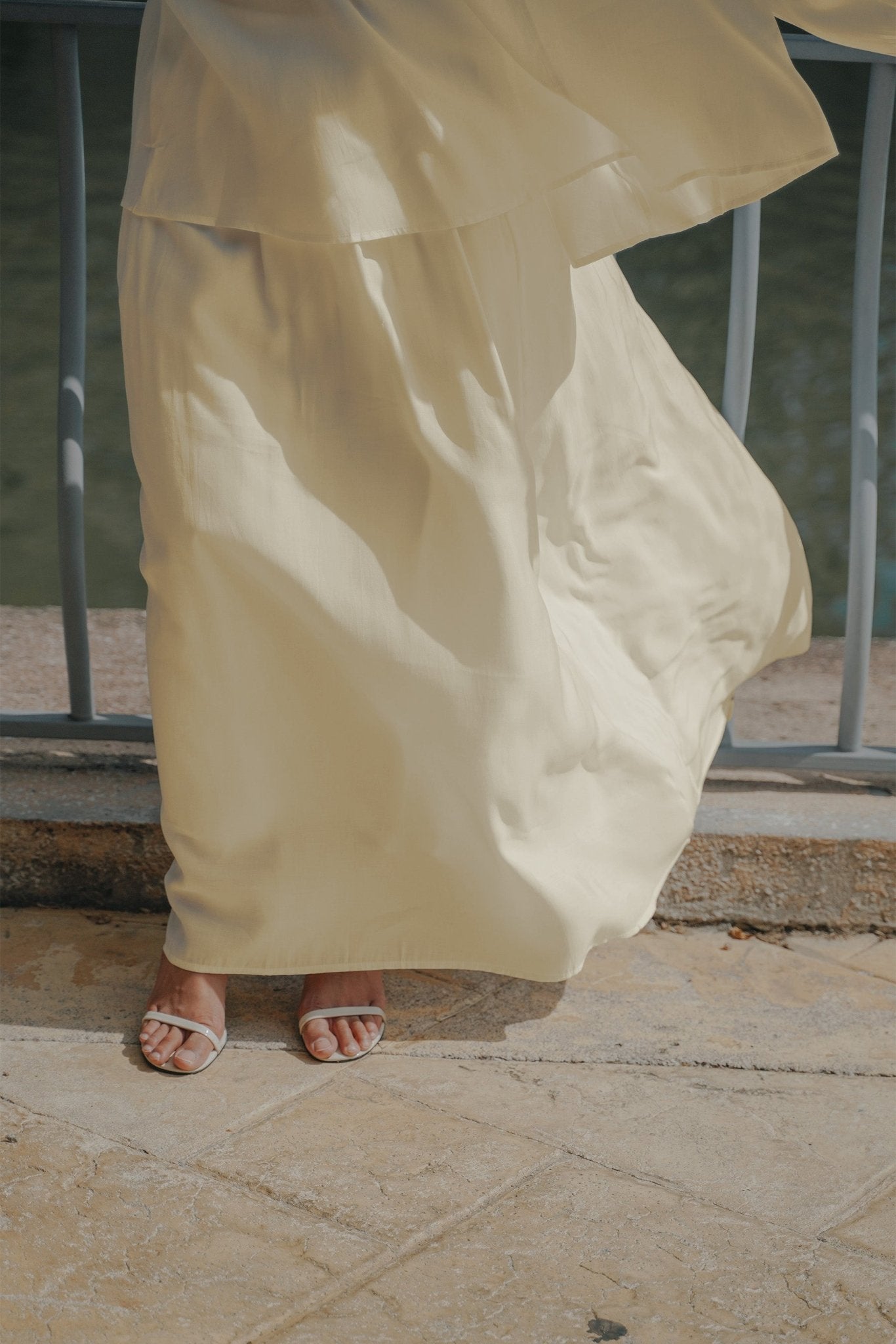 The City Breeze Pt.2 Women Airy Skirt Cream - Umbi