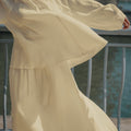 The City Breeze Pt.2 Women Airy Skirt Cream - Umbi