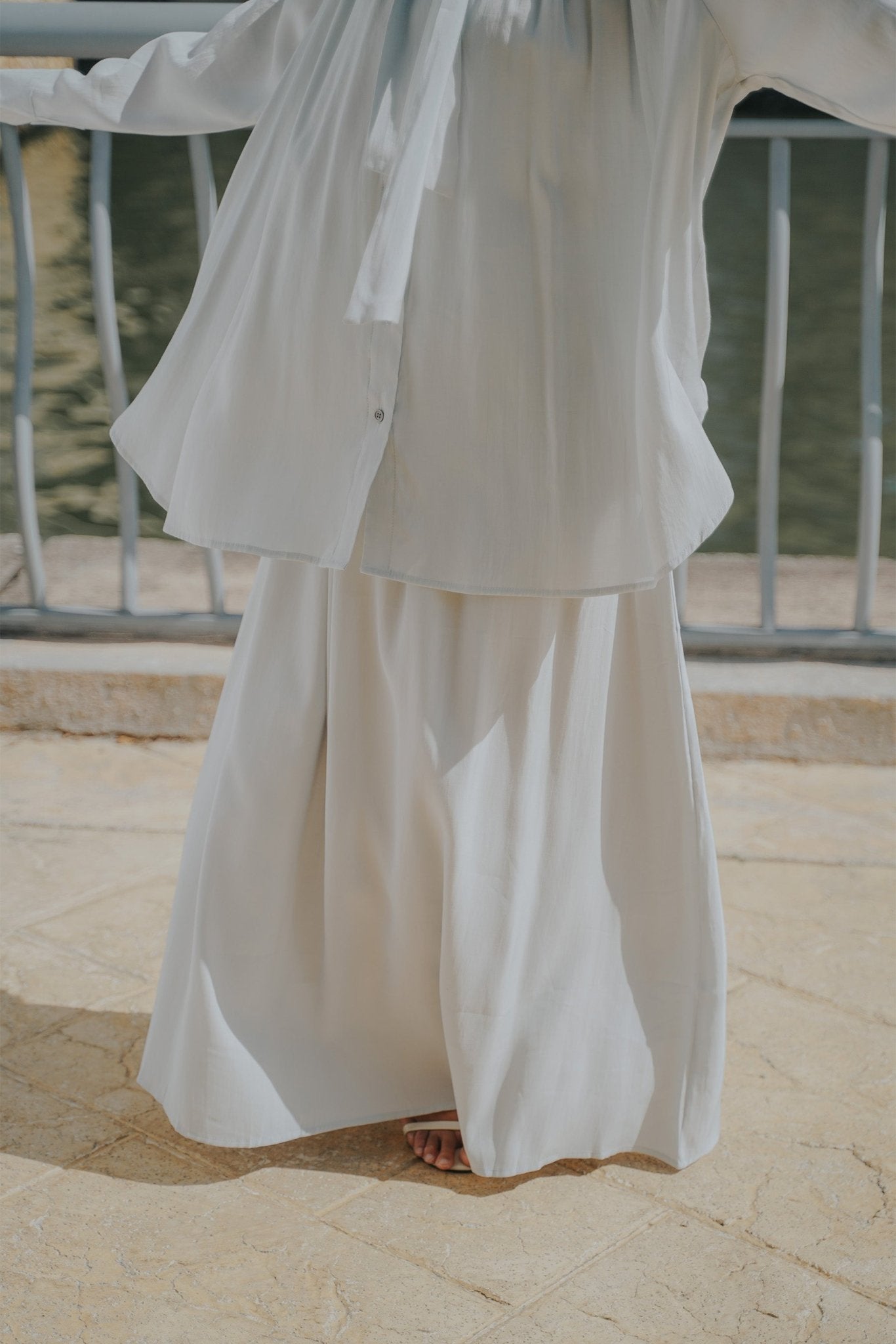 The City Breeze Pt.2 Women Airy Skirt Grey - Umbi