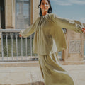 The City Breeze Pt.2 Women Airy Skirt Olive Green - Umbi
