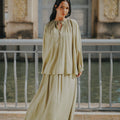 The City Breeze Pt.2 Women Airy Skirt Olive Green - Umbi