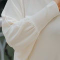 The City Breeze Pt.2 Women Bat Wing Knit Top Cream - Umbi
