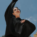 The City Breeze Pt.2 Women Loose Fit Blouse Black - Umbi
