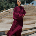 The City Breeze Pt.2 Women Loose Fit Blouse Maroon - Umbi