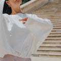 The City Breeze Pt.2 Women Loose Fit Blouse White - Umbi