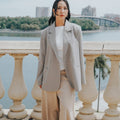 The City Breeze Pt.2 Women Oversized Blazer Grey - Umbi
