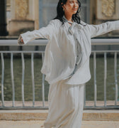 The City Breeze Pt.2 Women Ribbon Blouse Grey - Umbi