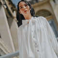 The City Breeze Pt.2 Women Ribbon Blouse White - Umbi