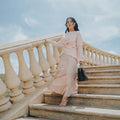 The City Breeze Pt.2 Women Satin A - Line Skirt Peach Pink - Umbi