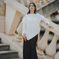 The City Breeze Pt.2 Women Satin Long Skirt Black - Umbi