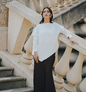 The City Breeze Pt.2 Women Satin Long Skirt Black - Umbi