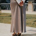 The City Breeze Pt.2 Women Satin Long Skirt Latte - Umbi
