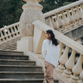 The City Breeze Pt.2 Women Satin Long Skirt Latte - Umbi