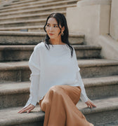 The City Breeze Pt.2 Women Satin Long Skirt Light Brown - Umbi