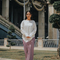 The City Breeze Pt.2 Women Satin Long Skirt Purple - Umbi