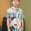 The Early Check - in Collection Boy Hawaii Shirt in Lighthouse Print - Umbi