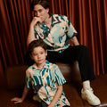 The Early Check - in Collection Boy Hawaii Shirt in Lighthouse Print - Umbi
