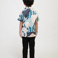 The Early Check - in Collection Boy Hawaii Shirt in Lighthouse Print - Umbi