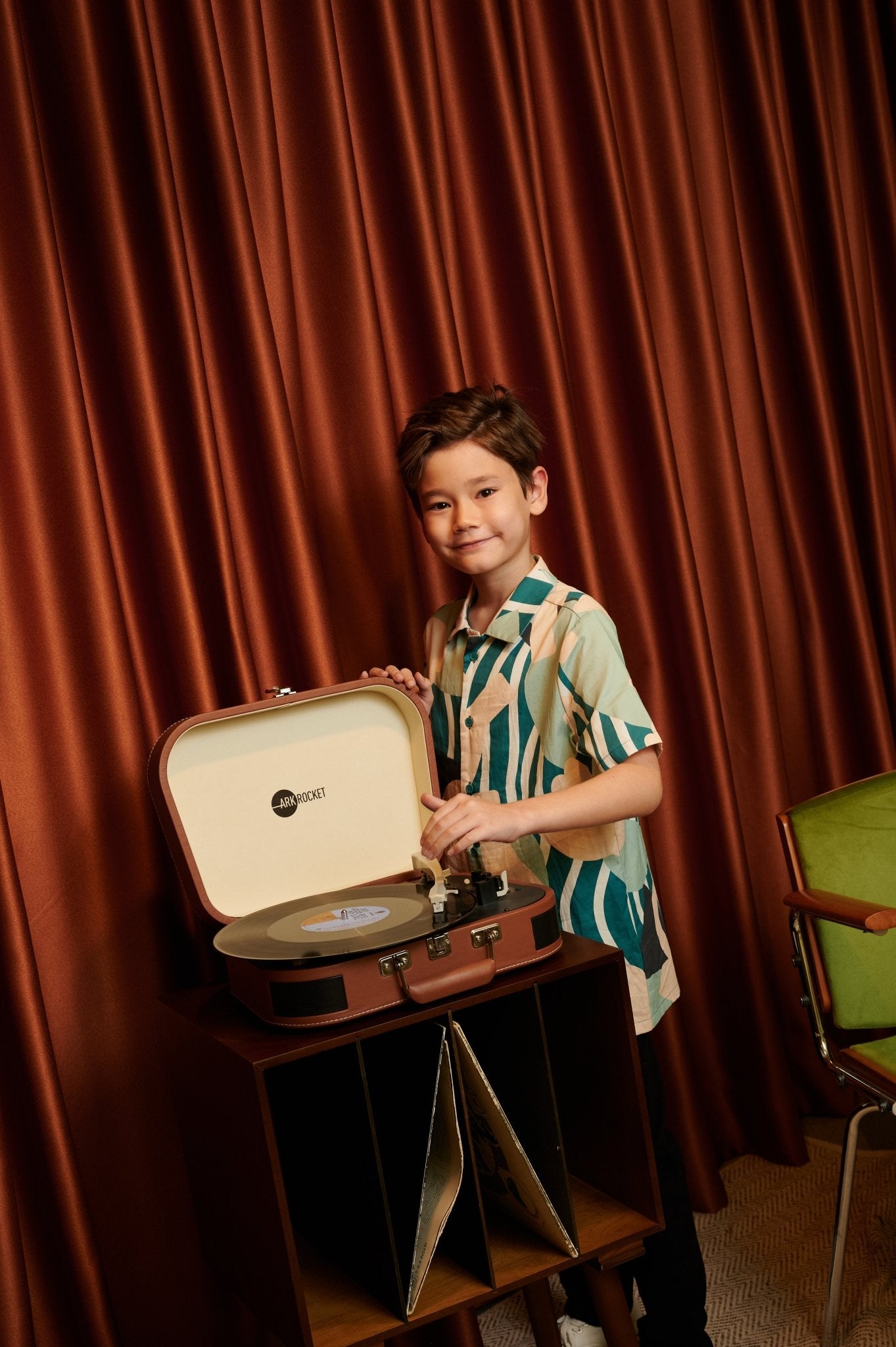 The Early Check - in Collection Boy Hawaii Shirt in Lighthouse Print - Umbi