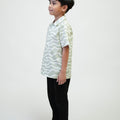 The Early Check - in Collection Boy Hawaii Shirt in Meadow Print - Umbi
