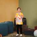 The Early Check - in Collection Boy Hawaii Shirt in Playroom Print - Umbi