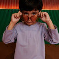 The Early Check - in Collection Boy Teluk Belanga in Lilac - Umbi